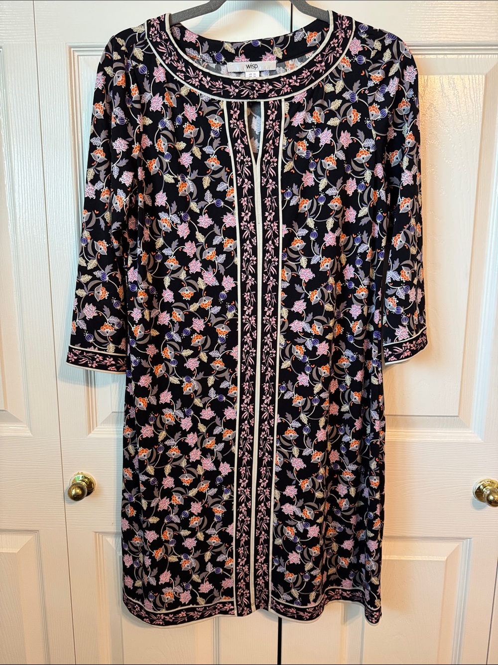 Wisp Marnie Shift Dress | Black | Size 10